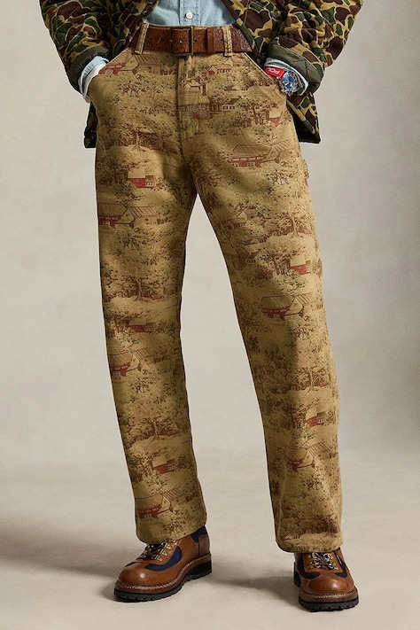 Polo Ralph Lauren Jeansy męskie brązowe 710B22600