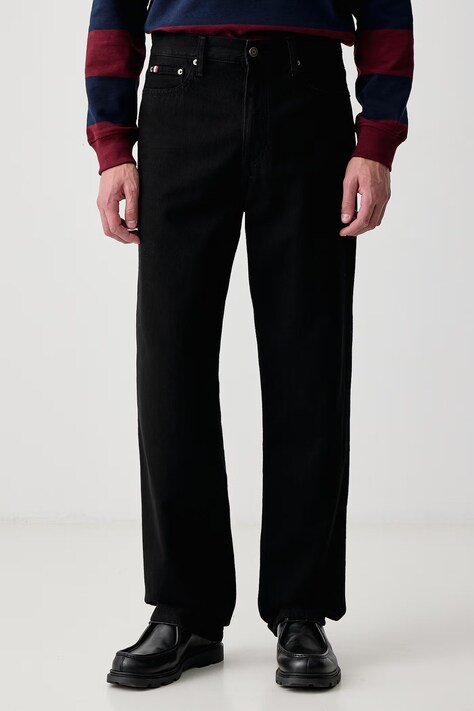 Tommy Hilfiger Relaxed fit traperice za muškarce crne MW0MW44895