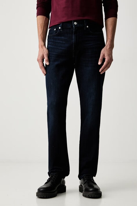 Tommy Hilfiger jeansy straight męskie granatowe MW0MW44924