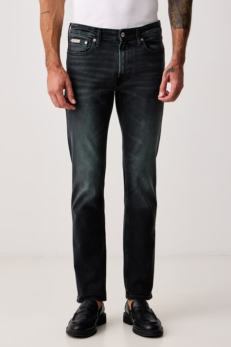 Calvin Klein Jeans Jeansy slim fit męskie czarne LV04RH706G