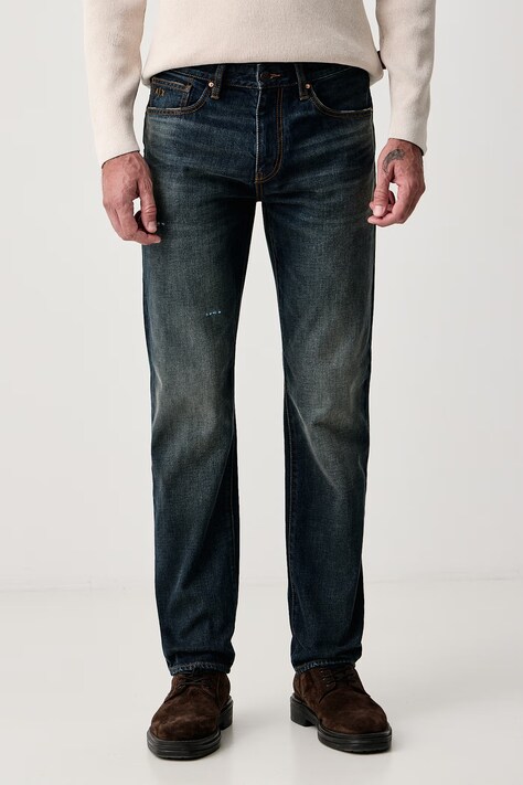 Armani Exchange Straight kavbojke moške mornarsko modre XM000069 AF28151