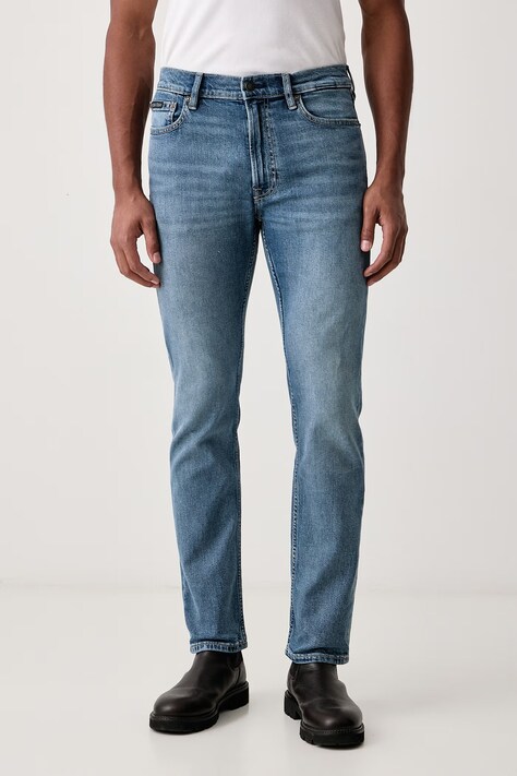 Calvin Klein Jeansy straight męskie niebieskie LV04RH738G