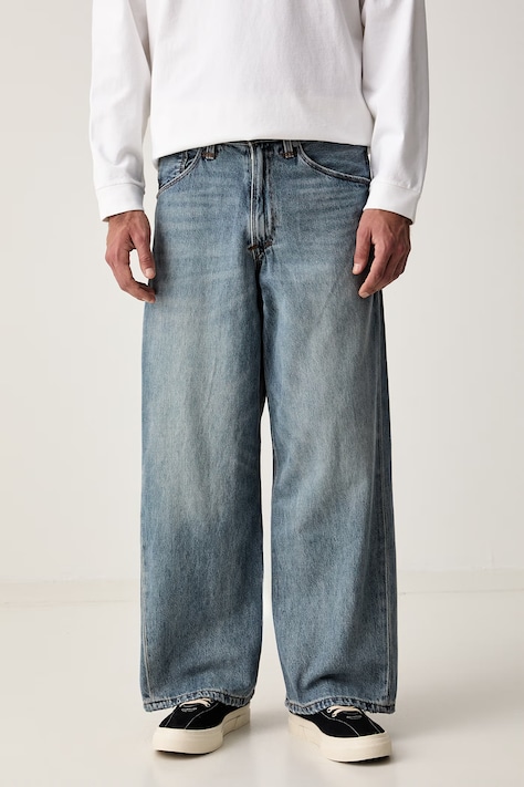 Levi's kavbojke moške TWISTED BAGGY WIDE LEG modre 008SH