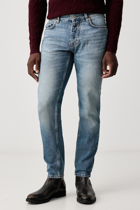 Emporio Armani Jeansy regular męskie niebieskie EM006534 AF27676