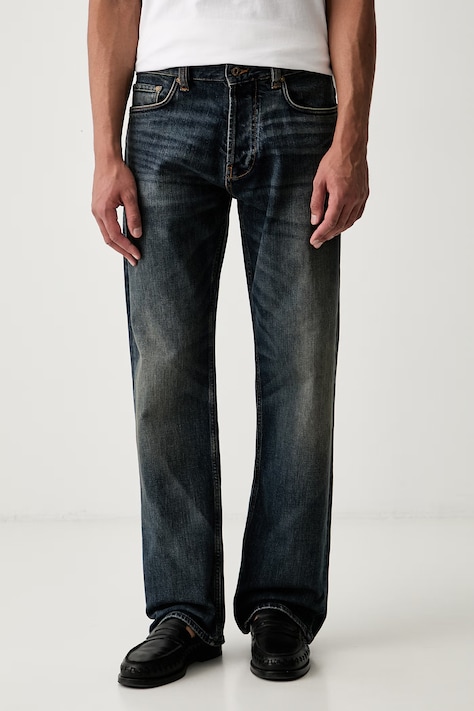 Emporio Armani jeansy loose męskie niebieskie EM006492 AF27565
