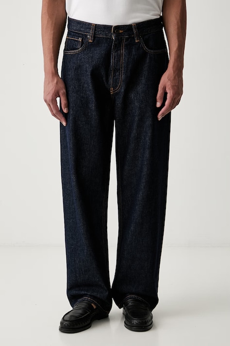 Emporio Armani jeansy loose męskie niebieskie EM006488 AF29666