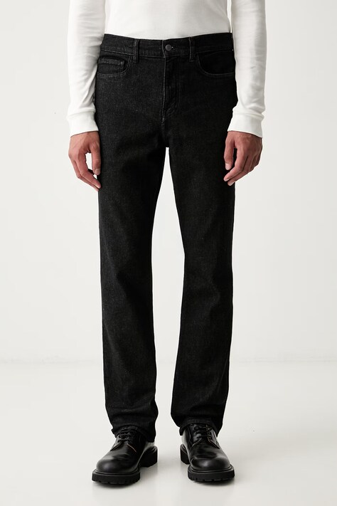 Zadig&Voltaire straight traperice za žene JOHN crne WMJE01203