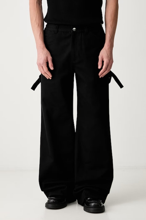 HELIOT EMIL jeansy relaxed fit męskie czarne AW26PRE_M_10_223