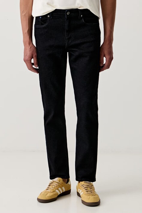 Karl Lagerfeld Jeans jeansy slim fit męskie granatowe B3M10050
