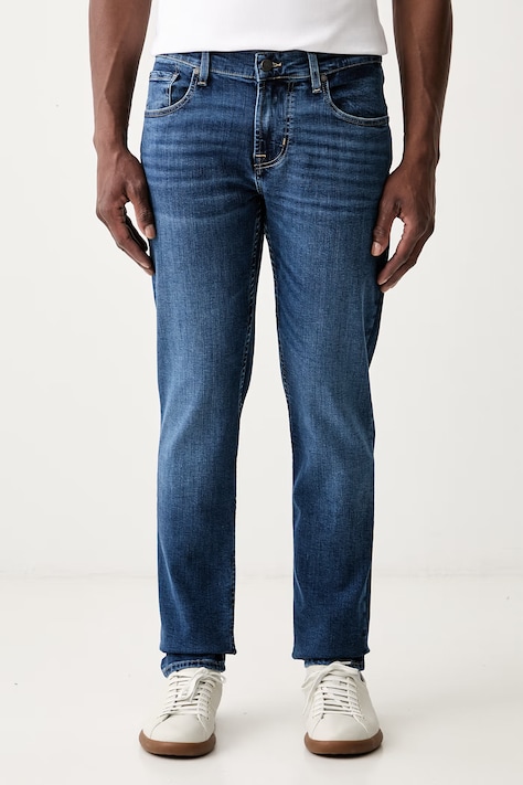 7 FOR ALL MANKIND jeansy slim taper męskie niebieskie 7TB00C42