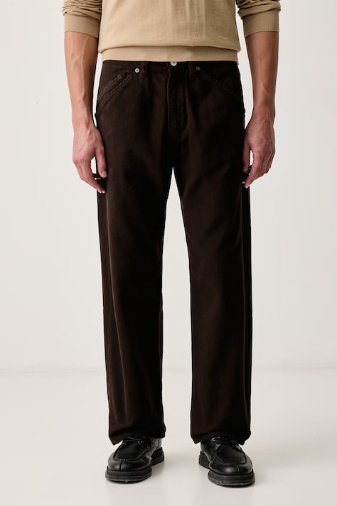 PS Paul Smith Relaxed fit férfi farmer barna M2R-801Z-W22475
