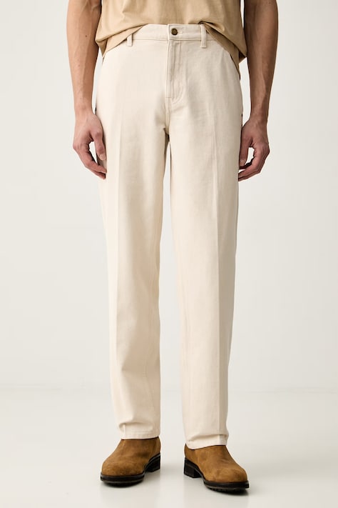 Michael Kors jeansy regular męskie beżowe CT6900UHNG