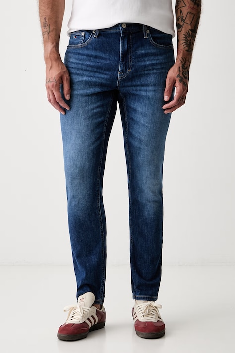 Tommy Jeans jeansy slim taper męskie niebieskie DM0DM23395