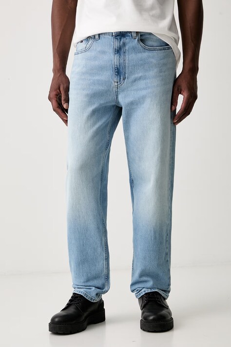Tommy Jeans regularne traperice za muškarce plave DM0DM23282