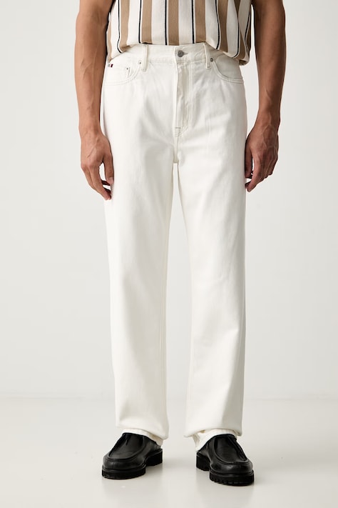 Tommy Hilfiger jeansy relaxed fit męskie beżowe MW0MW43485