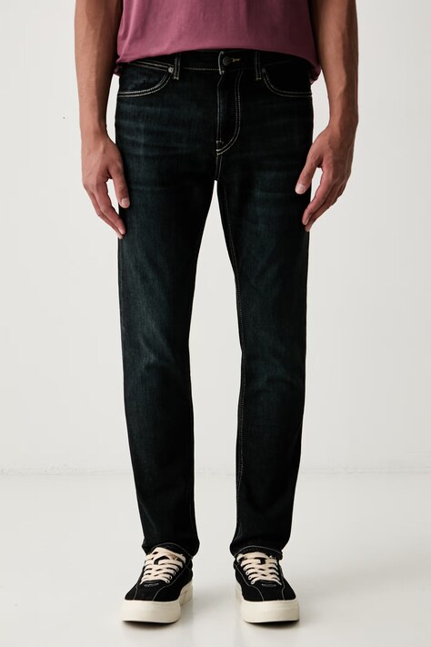 BOSS Orange jeansy slim fit męskie DELAWARE-2-BO czarne 50566047