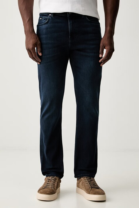 BOSS slim fit traperice za muškarce P-Delaware mornarsko plave 50566914