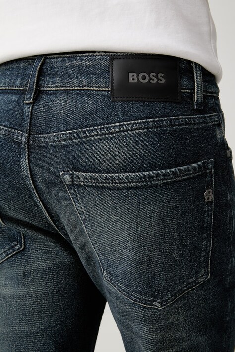 BOSS джинси regular чоловічі C-Re.Maine — AW26-SJMZY3, темно-синій — фото 4