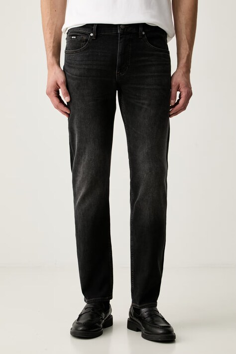 BOSS jeansy slim fit męskie H-Delaware czarne 50564384