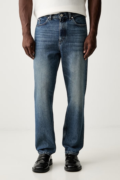 Marc O'Polo jeansy loose męskie niebieskie 5000009736