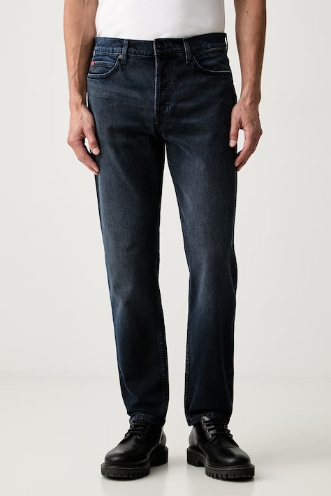HUGO jeansy tapered męskie HUGO granatowe 50561474