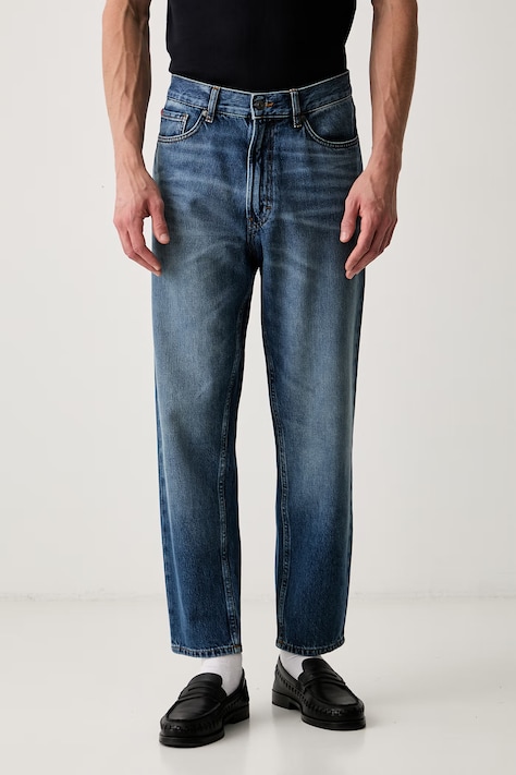 HUGO jeansy relaxed fit męskie HUGO niebieskie 50561455