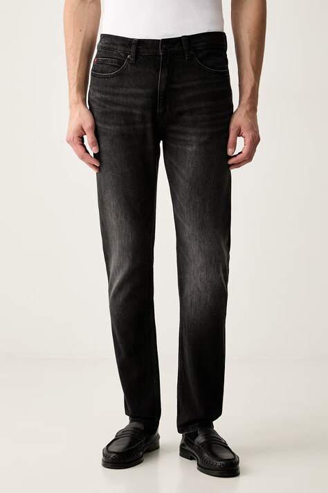 HUGO slim fit džíny pánské HUGO černé 50561271
