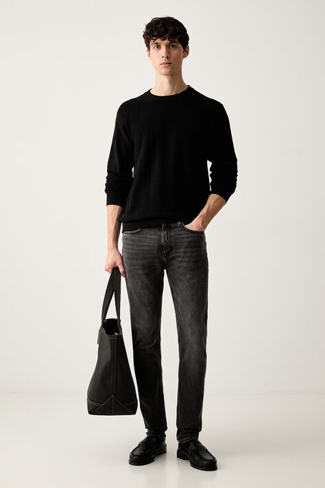 HUGO džíny extra slim pánské HUGO šedé 50561248