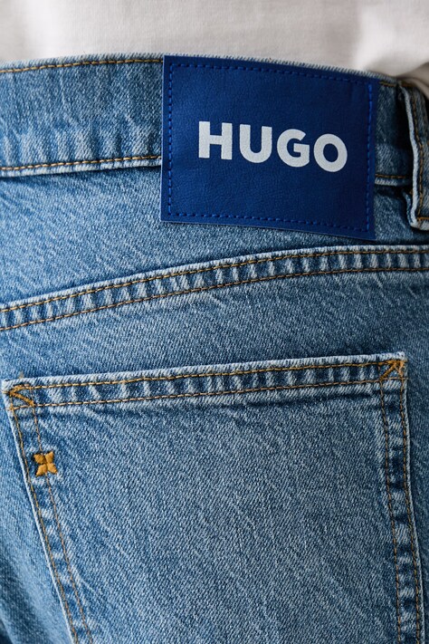 HUGO Blue джинси tapered чоловічі Brody — AW26-SJMZZ4, блакитний — фото 4