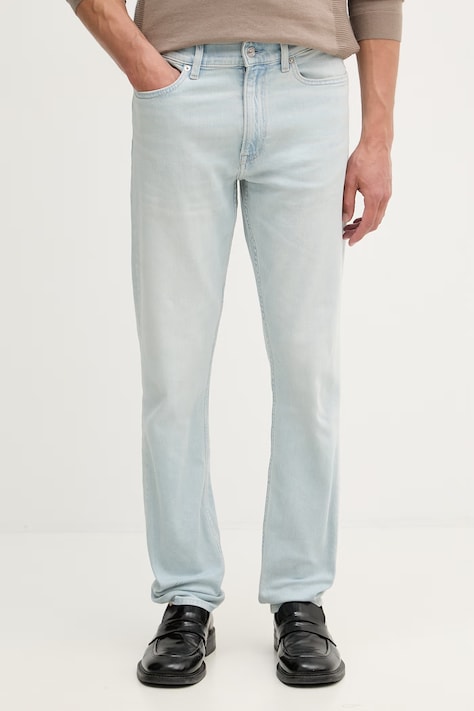 Calvin Klein Jeans jeansy tapered męskie niebieskie LV04RG798G