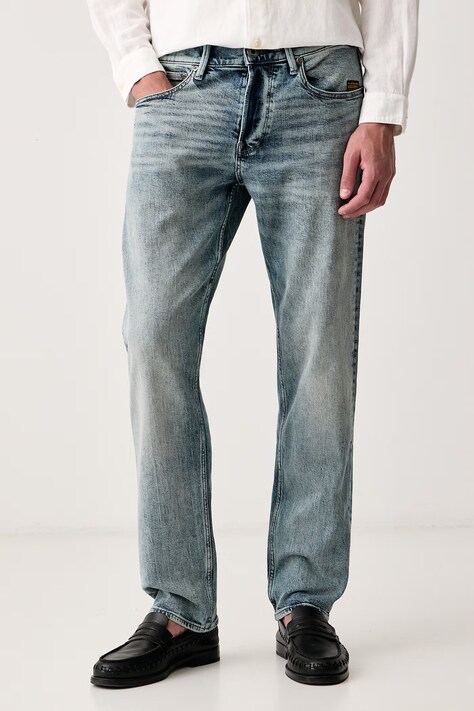G-Star Jeansy męskie Streem Slim Tapered niebieskie D28534-E205