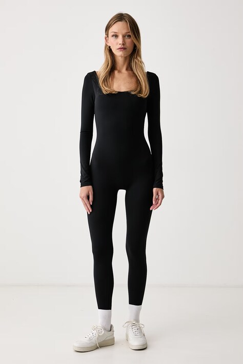 Le Privé Kombinezon damski COMFORT SCULPT JUMPSUIT czarny LP00899