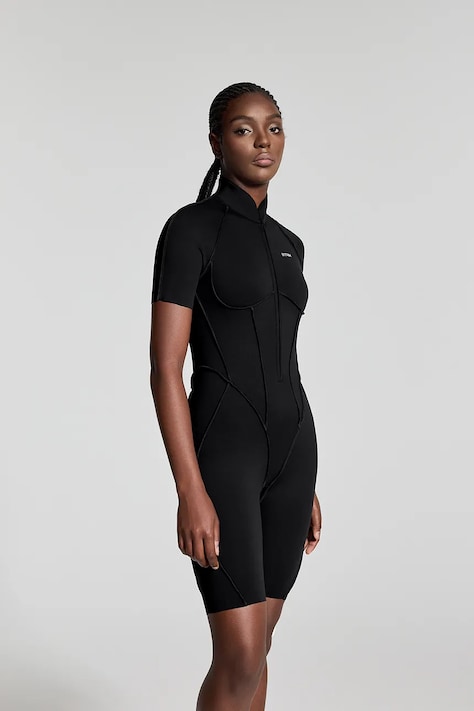 BetterMe Kombinezon sportowy damski Sleek czarny BDS00008