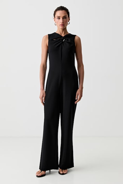 Calvin Klein salopetă pentru femei neagră LV044G031G