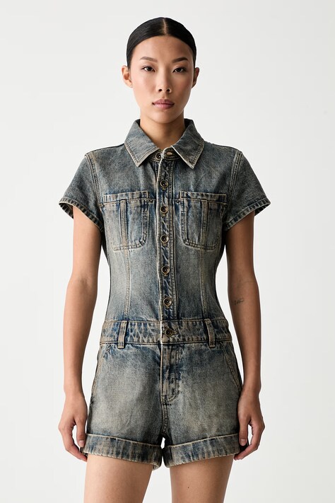 Miss Sixty kombinezon damski jeansowy niebieski 6M2JJ41700