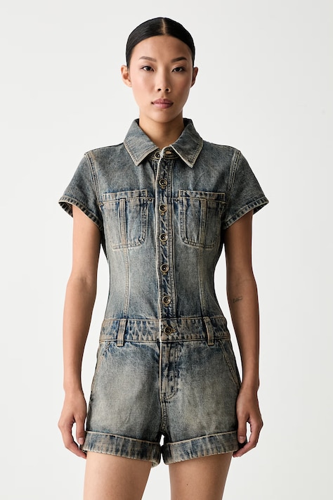 Miss Sixty kombinezon damski jeansowy niebieski 6M2JJ41700