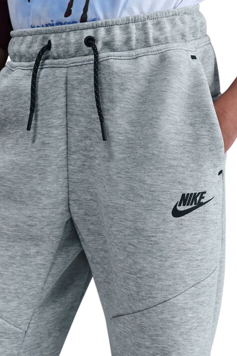 Nike Παντελόνι επίσημο παιδικό με βαμβάκι Nike Sportswear Tech Fleece γκρί ψηλή IM0494