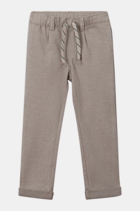 Sergent Major Spodnie dresowe dziecięce brązowe regular waist 26H3PG61CFP