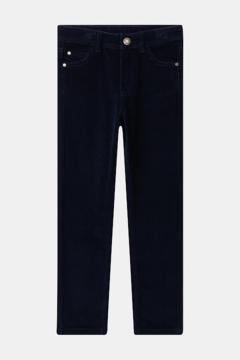 Sergent Major Spodnie slim fit dziecięce bawełniane z elastanem granatowe regular waist 26H3PG52PAN