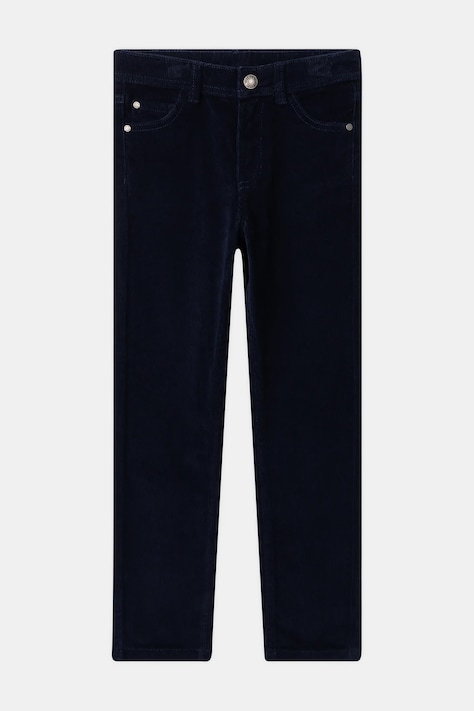 Sergent Major Spodnie slim fit dziecięce bawełniane z elastanem granatowe regular waist 26H3PG52PAN