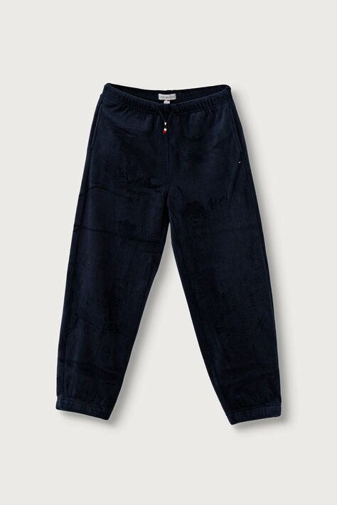 Tommy Hilfiger Spodnie dresowe dziecięce granatowe regular waist KB0KB10658