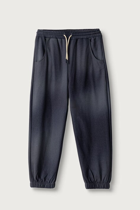 United Colors of Benetton Spodnie dresowe dziecięce z bawełną szare regular waist 34GSCF06U
