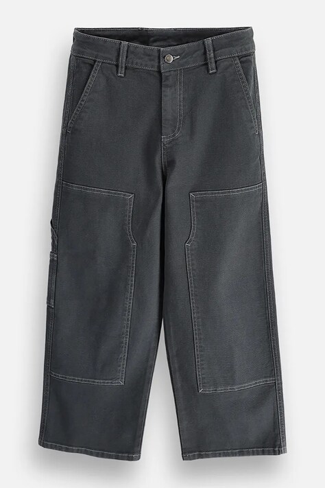 Coccodrillo Spodnie dziecięce z bawełną szare regular waist SUPER FUN BOY JUNIOR