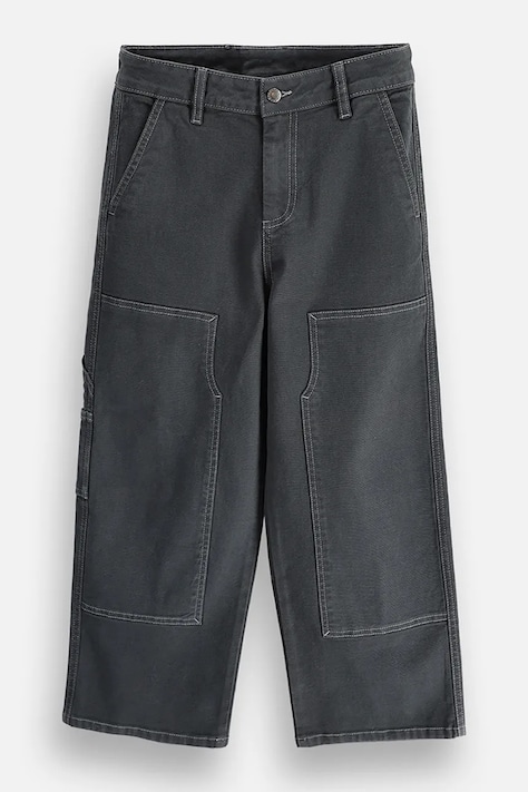 Coccodrillo Spodnie dziecięce z bawełną szare regular waist SUPER FUN BOY JUNIOR