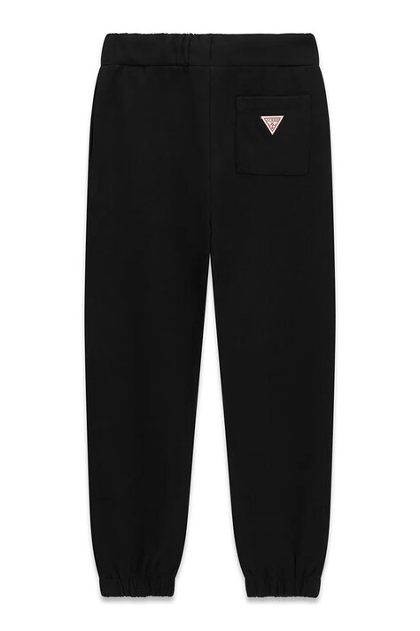 Guess спортивні штани дитячі бавовняні — AW26-SPBZTP, чорний — фото 2