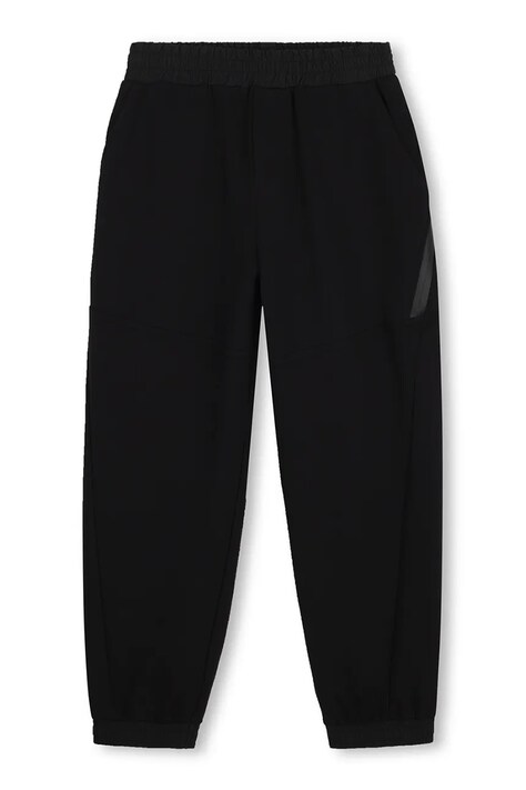 Karl Lagerfeld Παντελόνι jogger παιδικό μαύρο κανονική Z31385