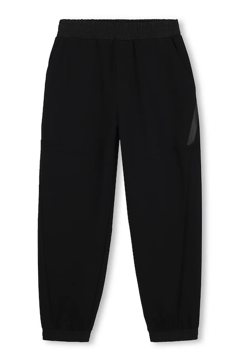 Karl Lagerfeld Παντελόνι jogger παιδικό μαύρο κανονική Z31385