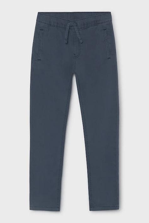 Mayoral Nohavice jogger detské bavlnené soft jogger tmavomodré regular waist 7507