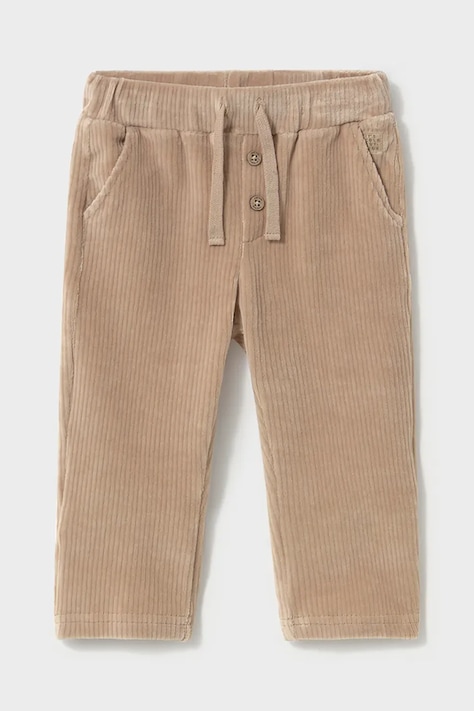 Mayoral штани дитячі вельветові бежеві regular waist 2542