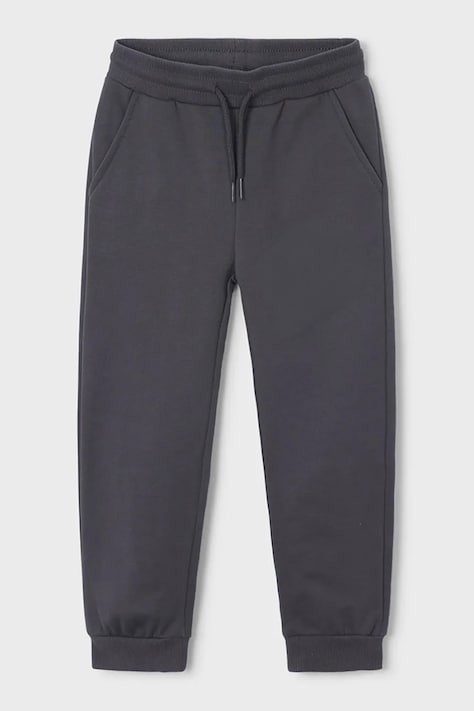 Mayoral спортивні штани дитячі з бавовною сірі regular waist 725